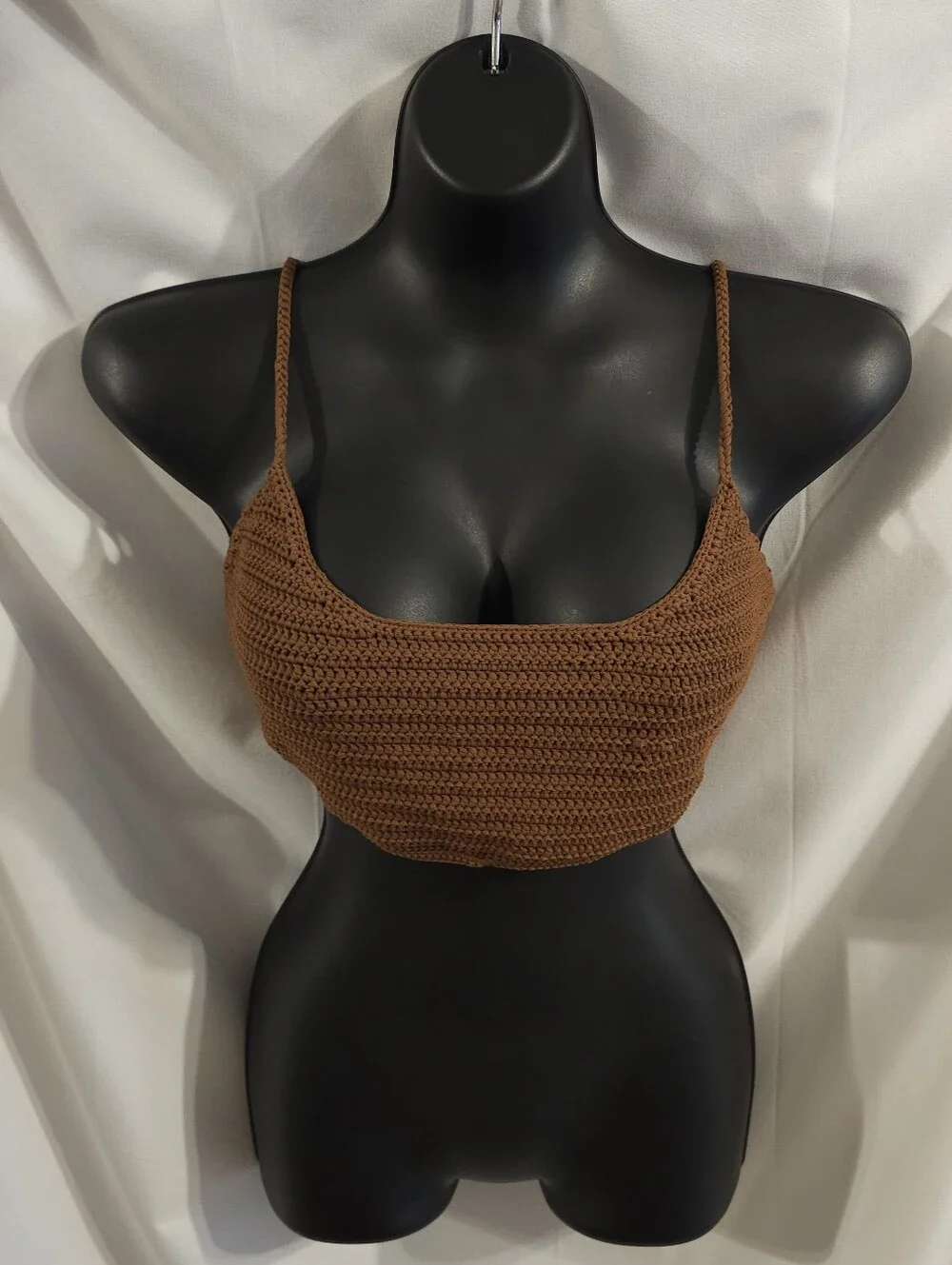 Skims Crochet Swim Scoop Bikini Top BT-SCP-2808 Jasper Size 4X (Runs Small)